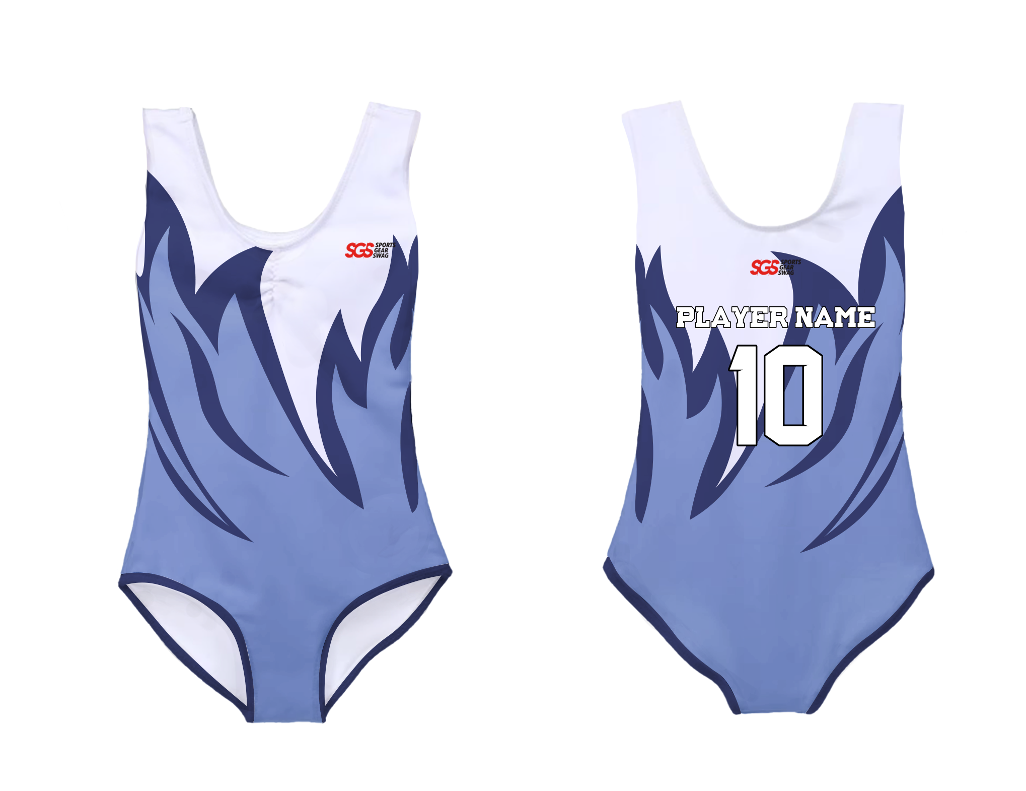 Custom sleeveless gymnastic uniform adult youth icy surge - Gymnastics-uniforms
