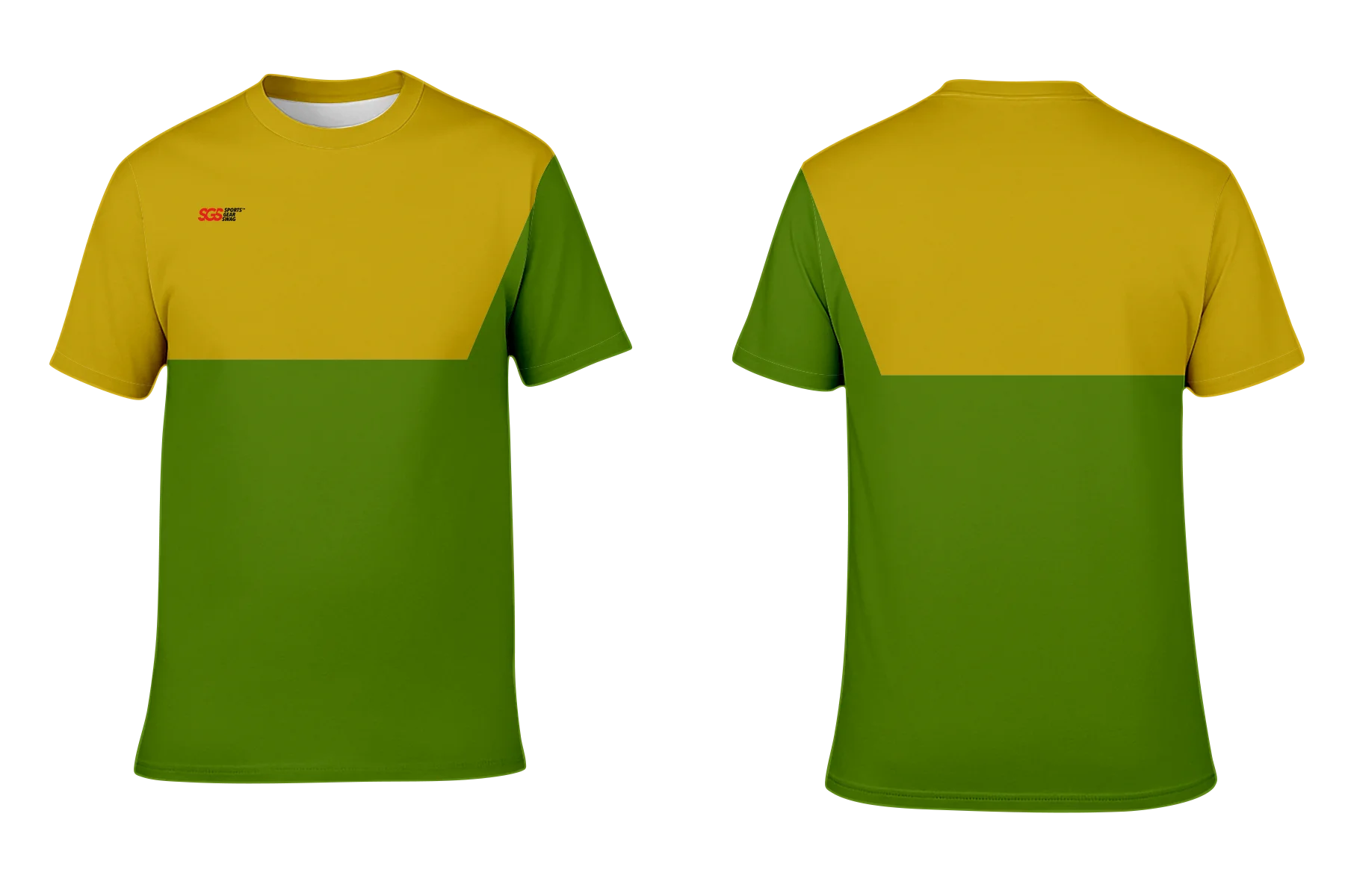 Custom short sleeve adult youth unisex yellow green - Axe-throwing-jerseys