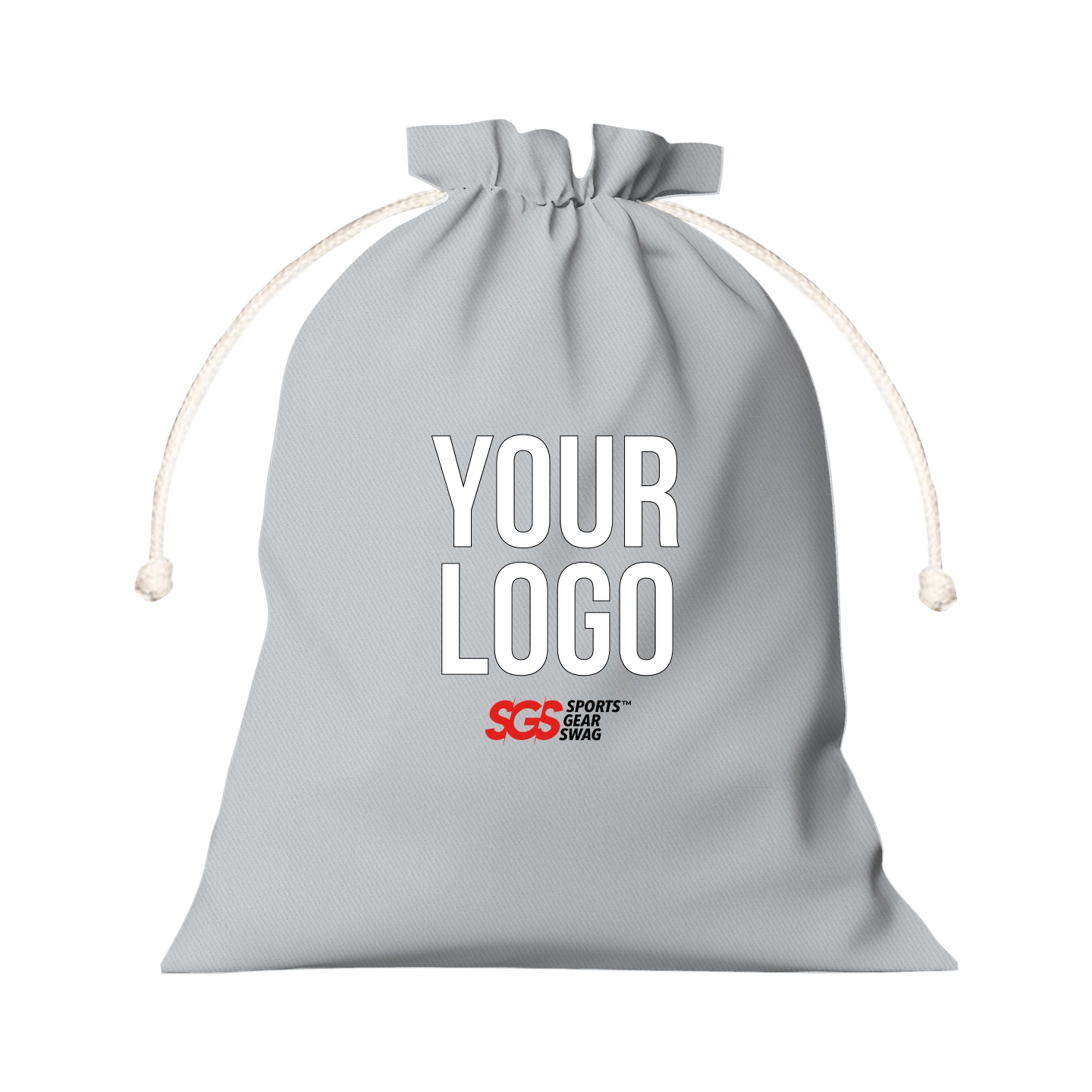 Custom drawstring tote bag neutral stone - Drawstring-tote-bags