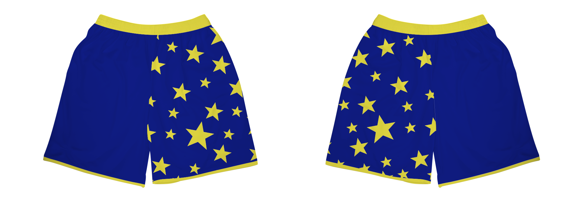 Custom big side star adult youth unisex lacrosse shorts - Short