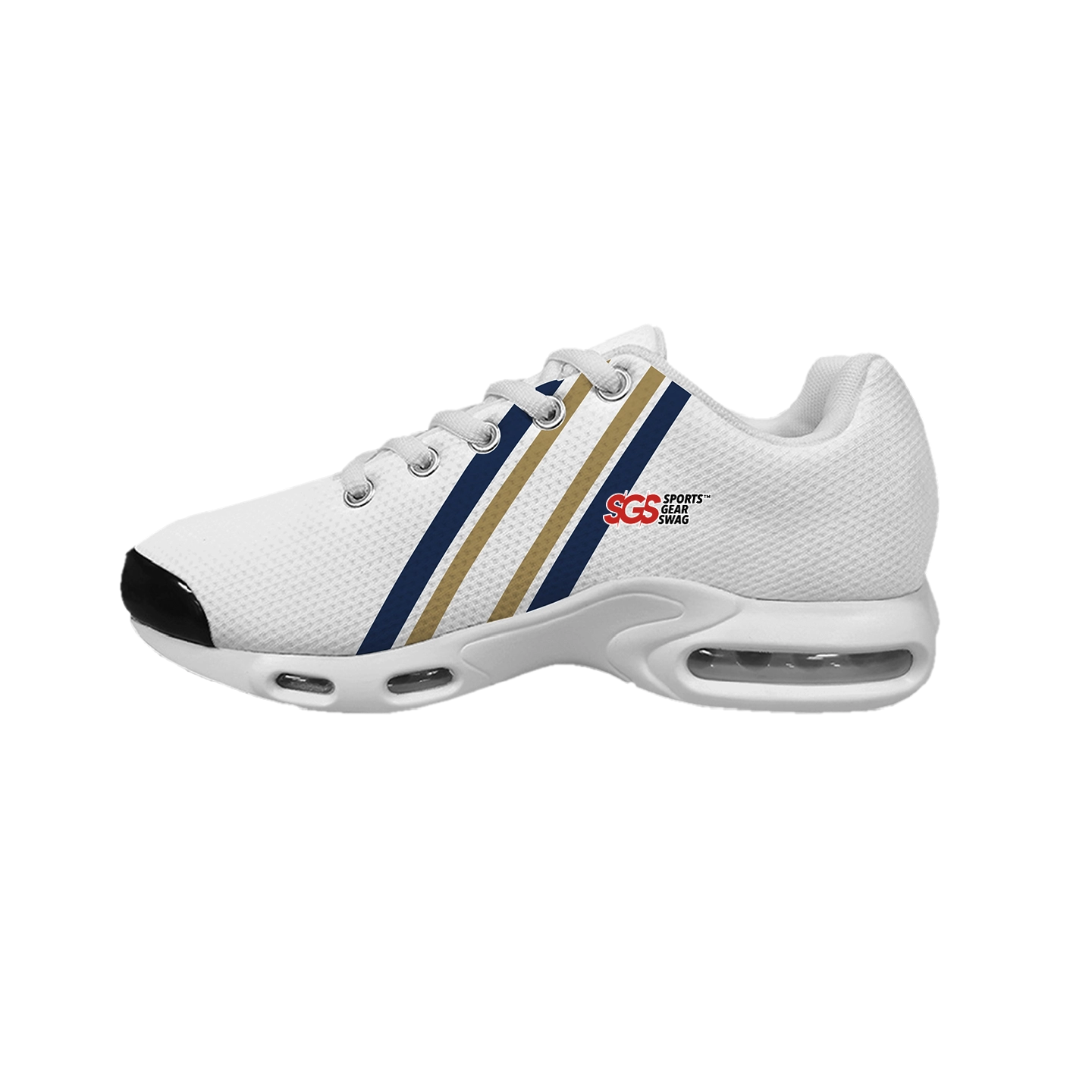 Custom air cushion shoes white shockguard - Air-cushion-shoes