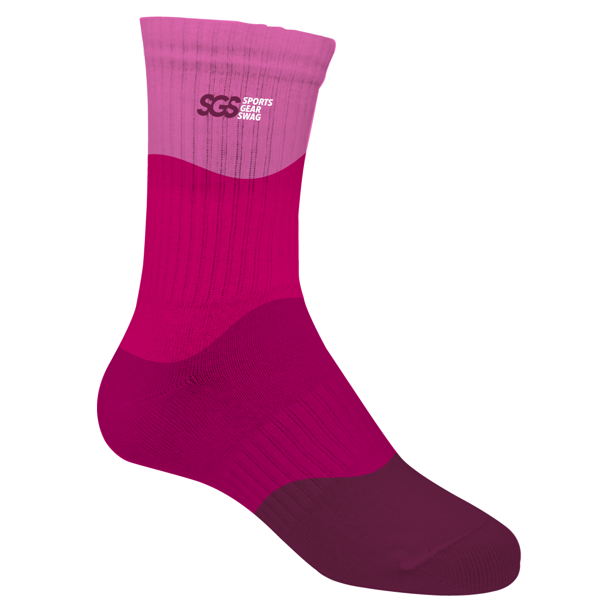 Custom Lacrosse Socks Adult Youth Unisex Amethyst Swirl - SOCKS