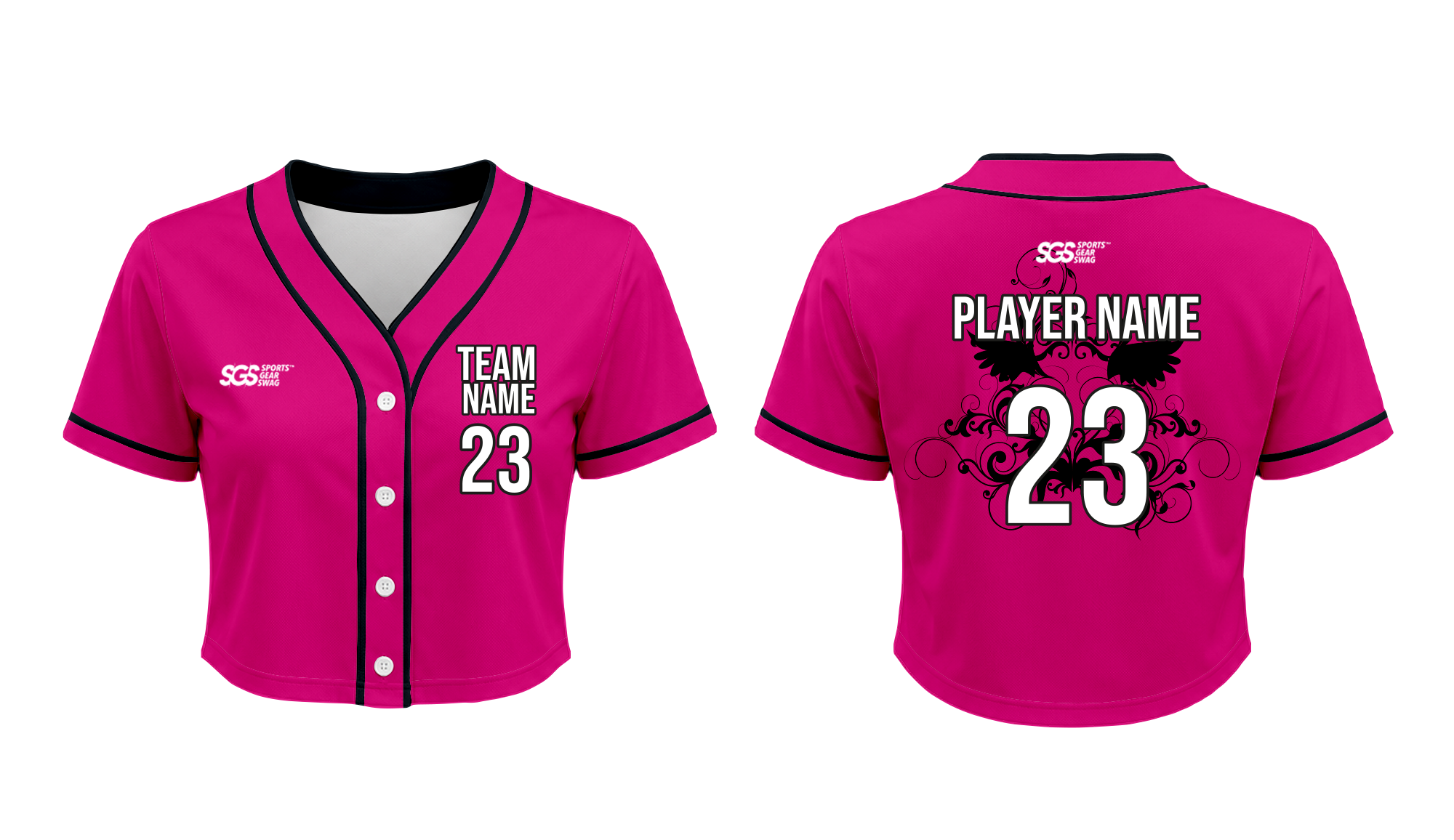 Custom elite cropped adult youth unisex baseball jersey - Cropped-baseball-jerseys