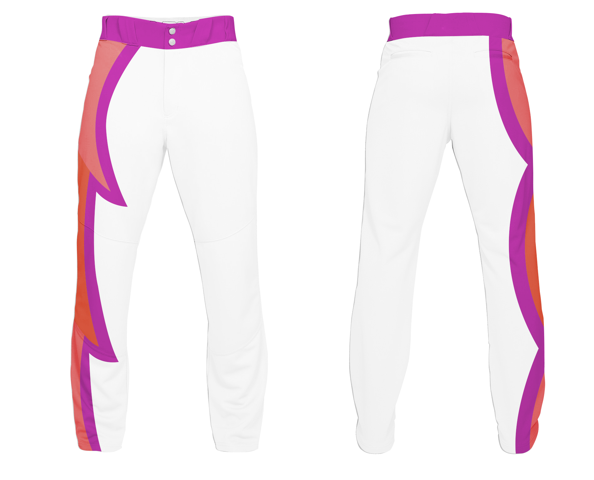 Custom simple design adult youth unisex baseball pants - Baseball-pants