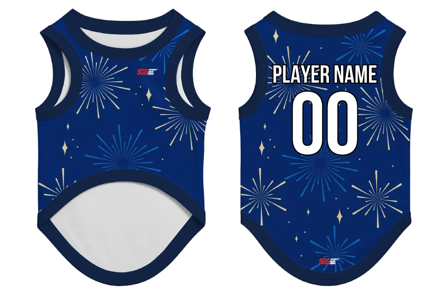 Custom pet holiday  basketball jersey midnight madness - Pets-basketball-jersey