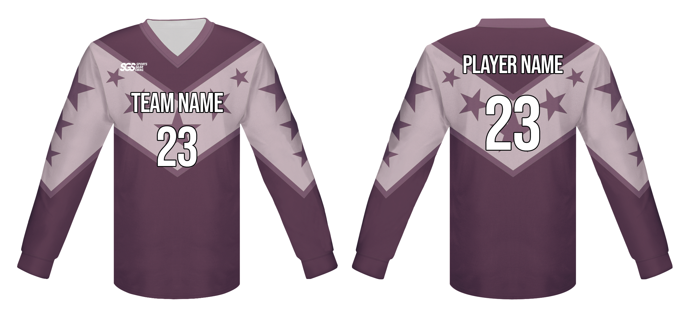 Custom galaxy stars adult youth unisex cheerleading long sleeve jersey - Jersey