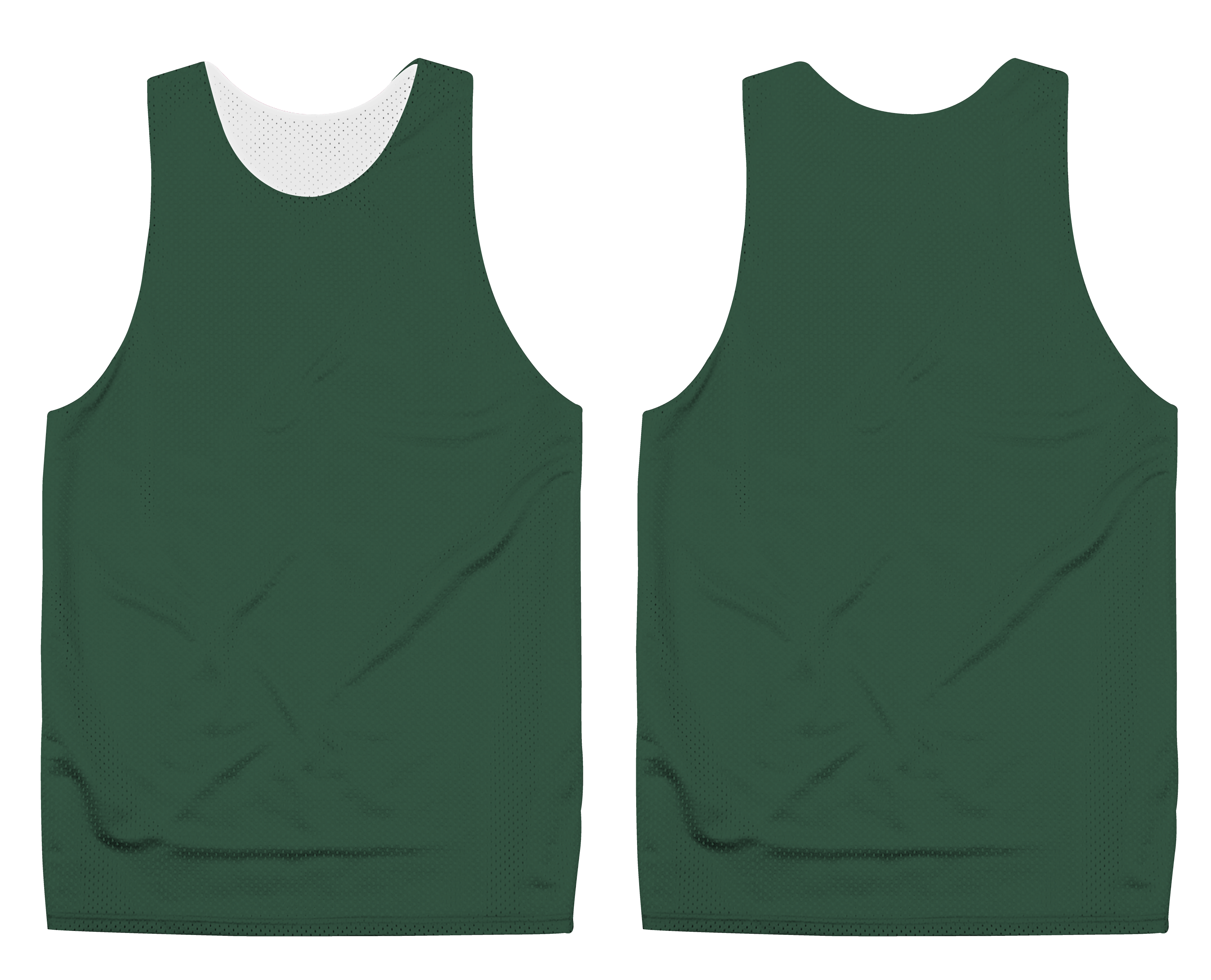 Custom pinnies adult youth unisex emerald green - Pinnies