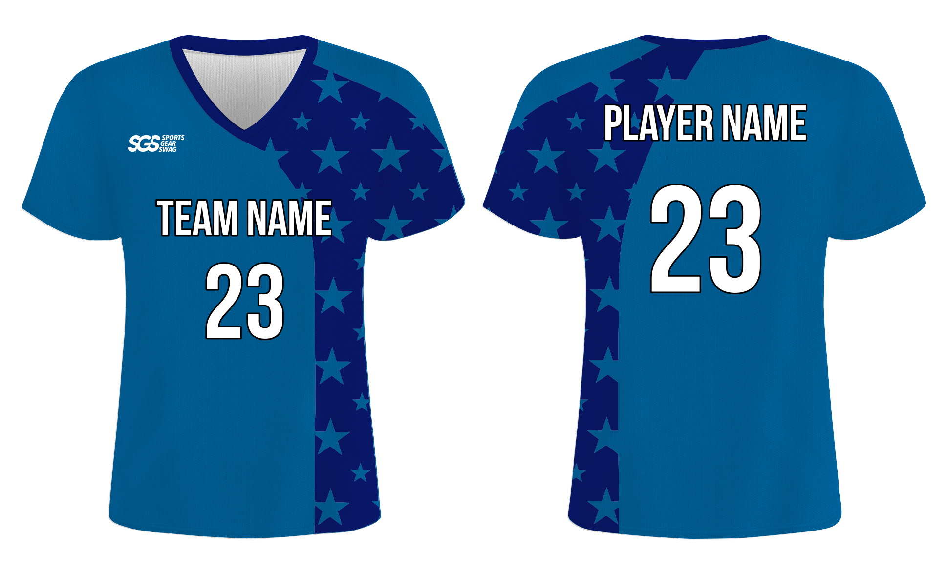 Custom shooting stars adult youth soccer jersey - Jersey