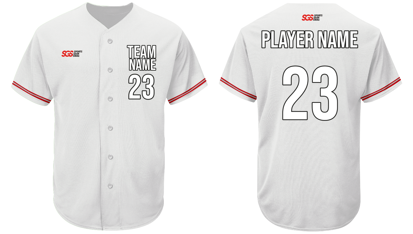 Custom diamond classic adult youth unisex full buttons softball jersey - Jersey