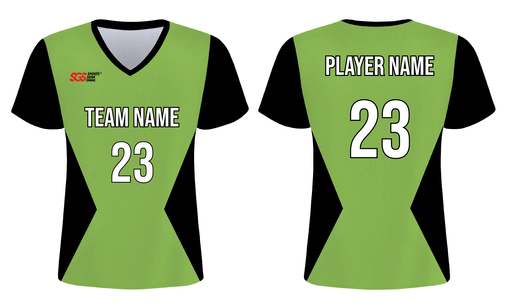 Custom two tone solids adult youth soccer jersey - Jersey