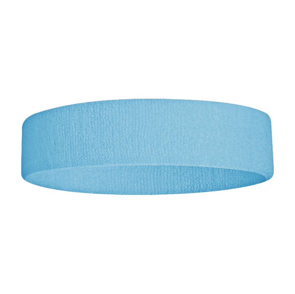 Custom adult youth unisex solid light blue headband - Head-band