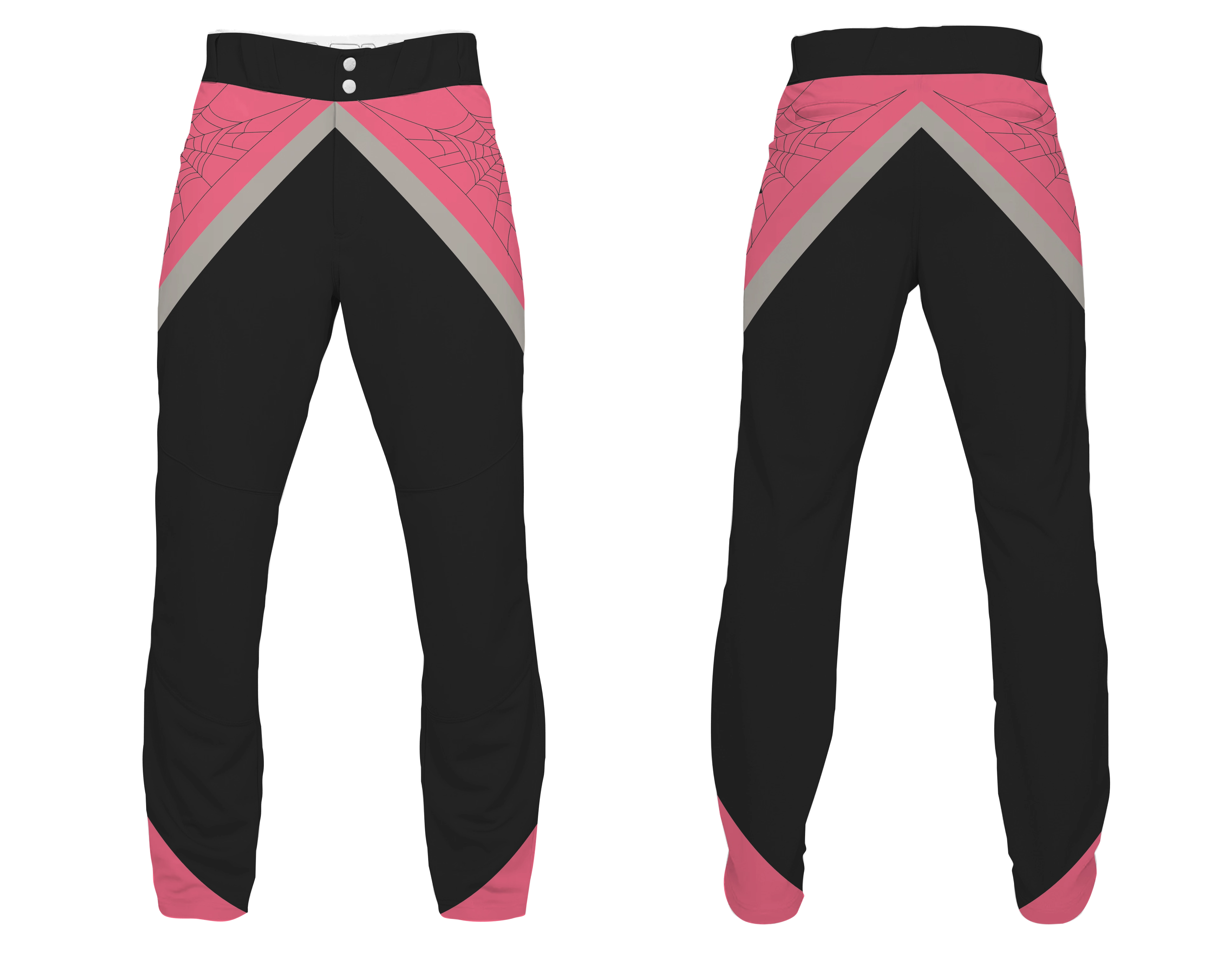 Custom spider web animal adult youth unisex softball pants - Softball-pants