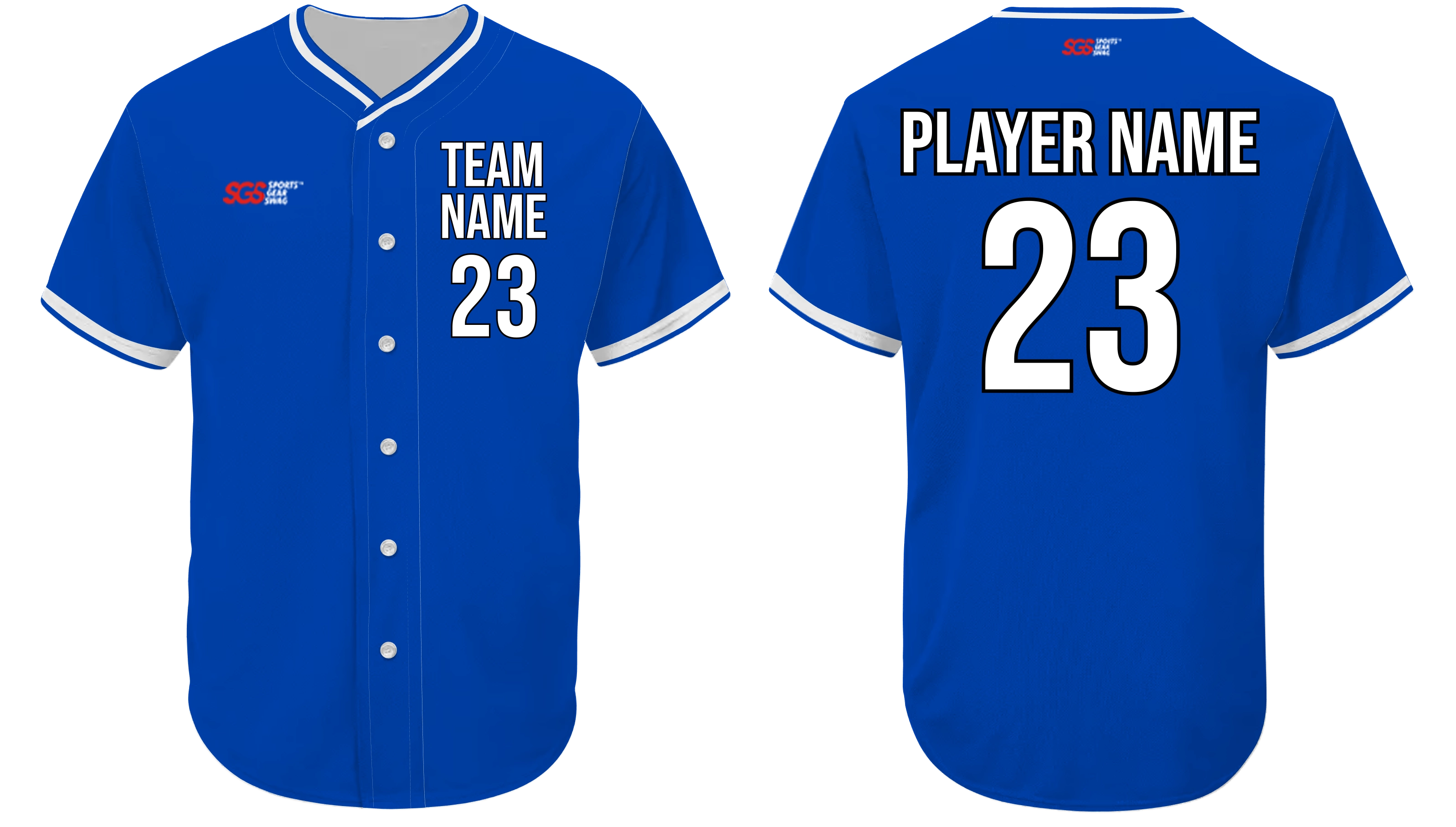 Custom tufts blue adult youth unisex full buttons softball jersey - Jersey