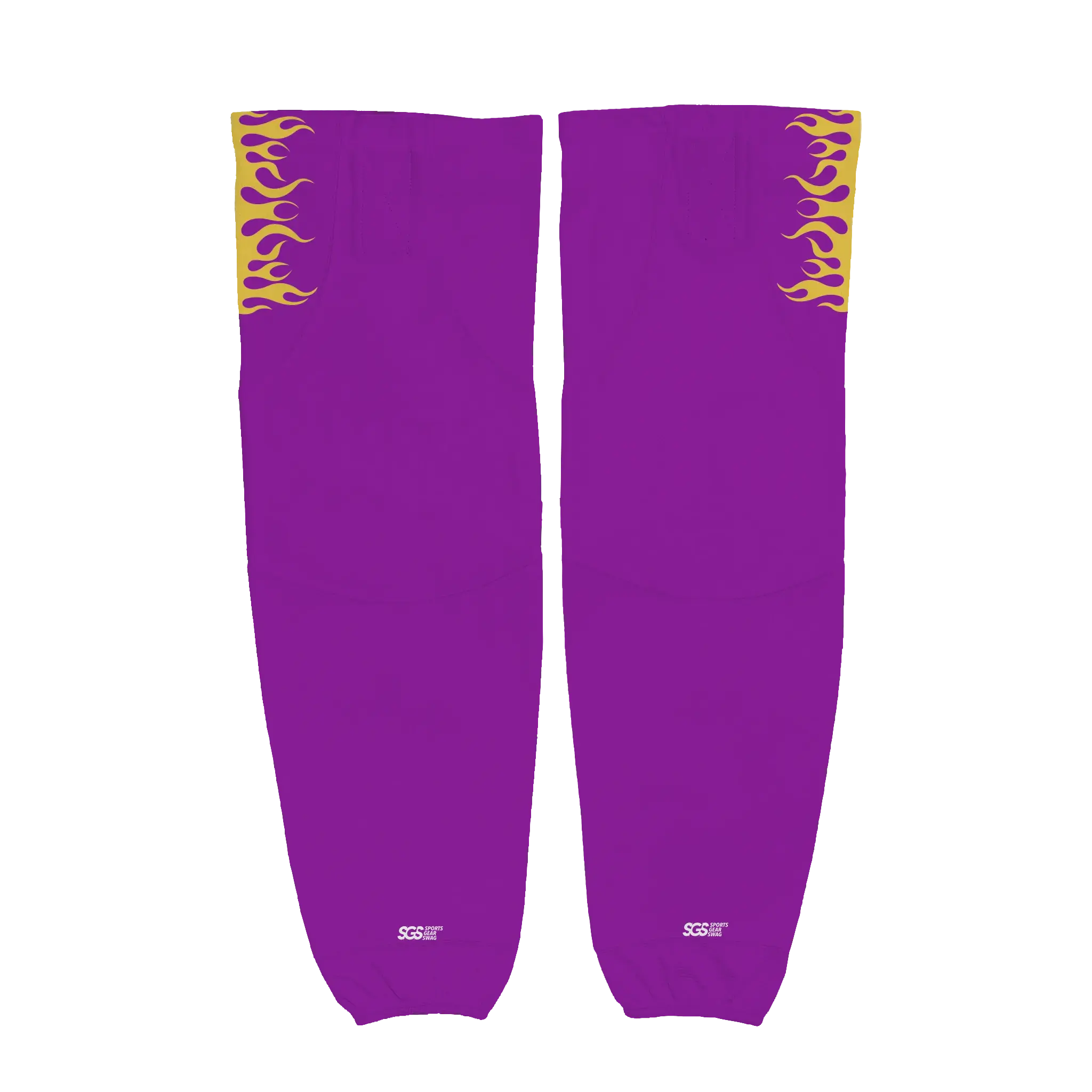Custom hockey socks adult youth unisex twilight flame - Socks