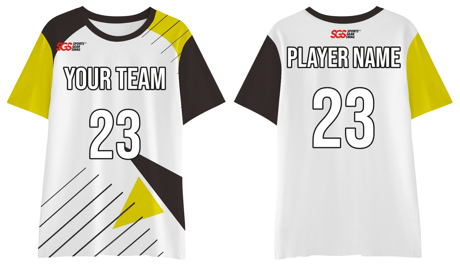 Custom moisture-wicking arm & bottom lines adult youth unisex shirt - Jersey
