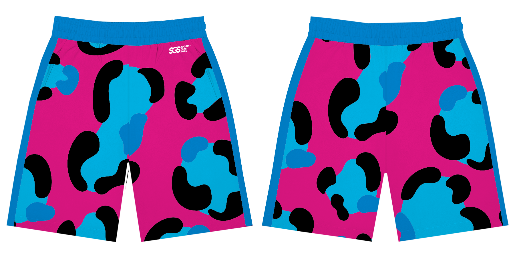 Custom cow print adult youth unisex shorts - Short