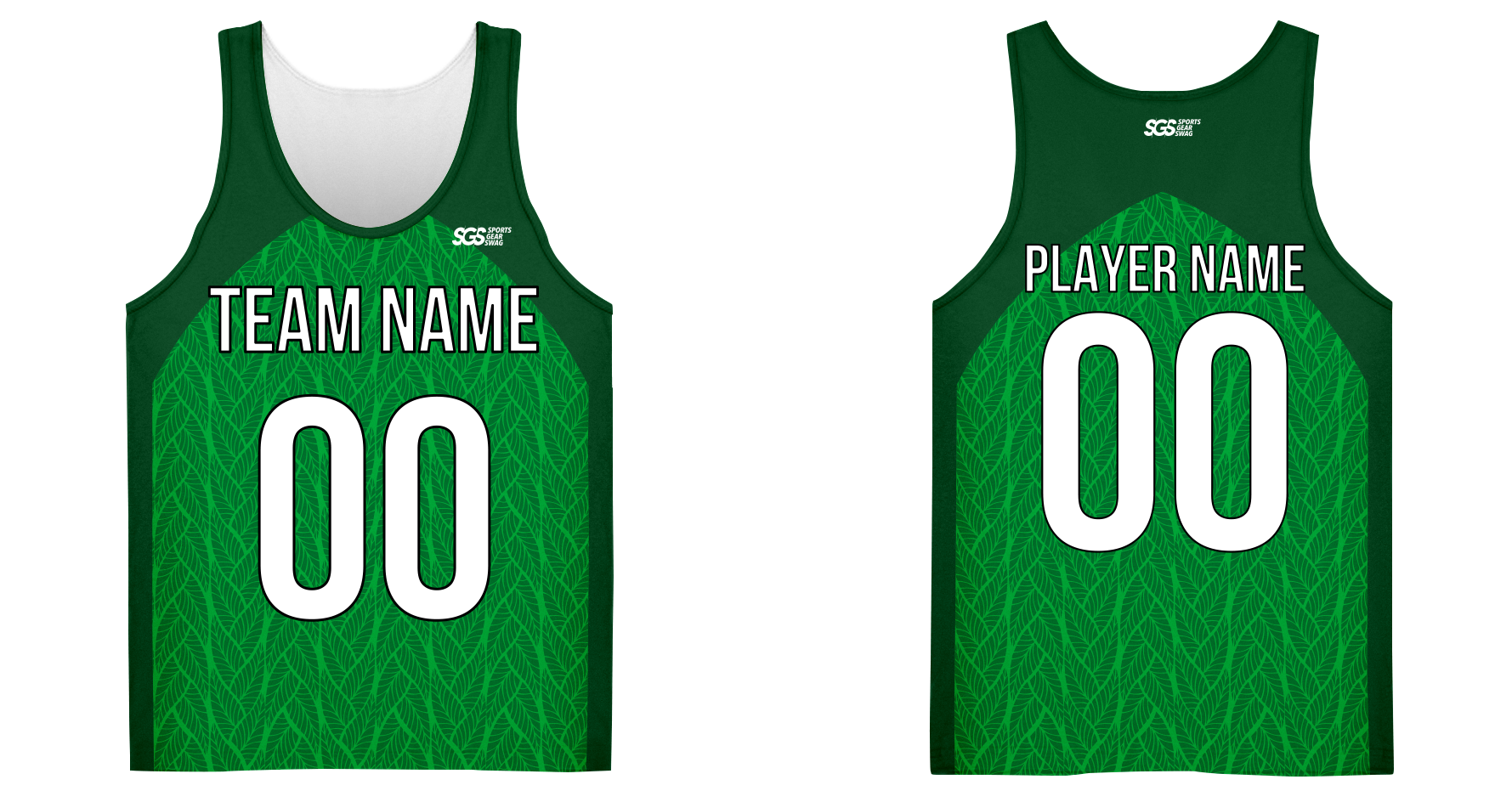 Custom Sleeveless Top Dance Uniform Leafscape - DANCE-JERSEYS