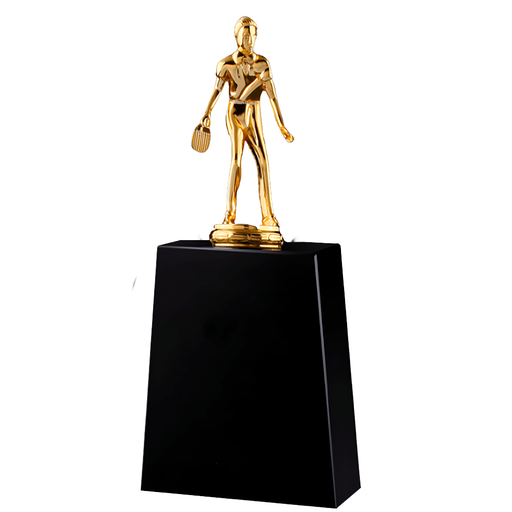 Golden man table tennis trophies awards - Trophies-awards