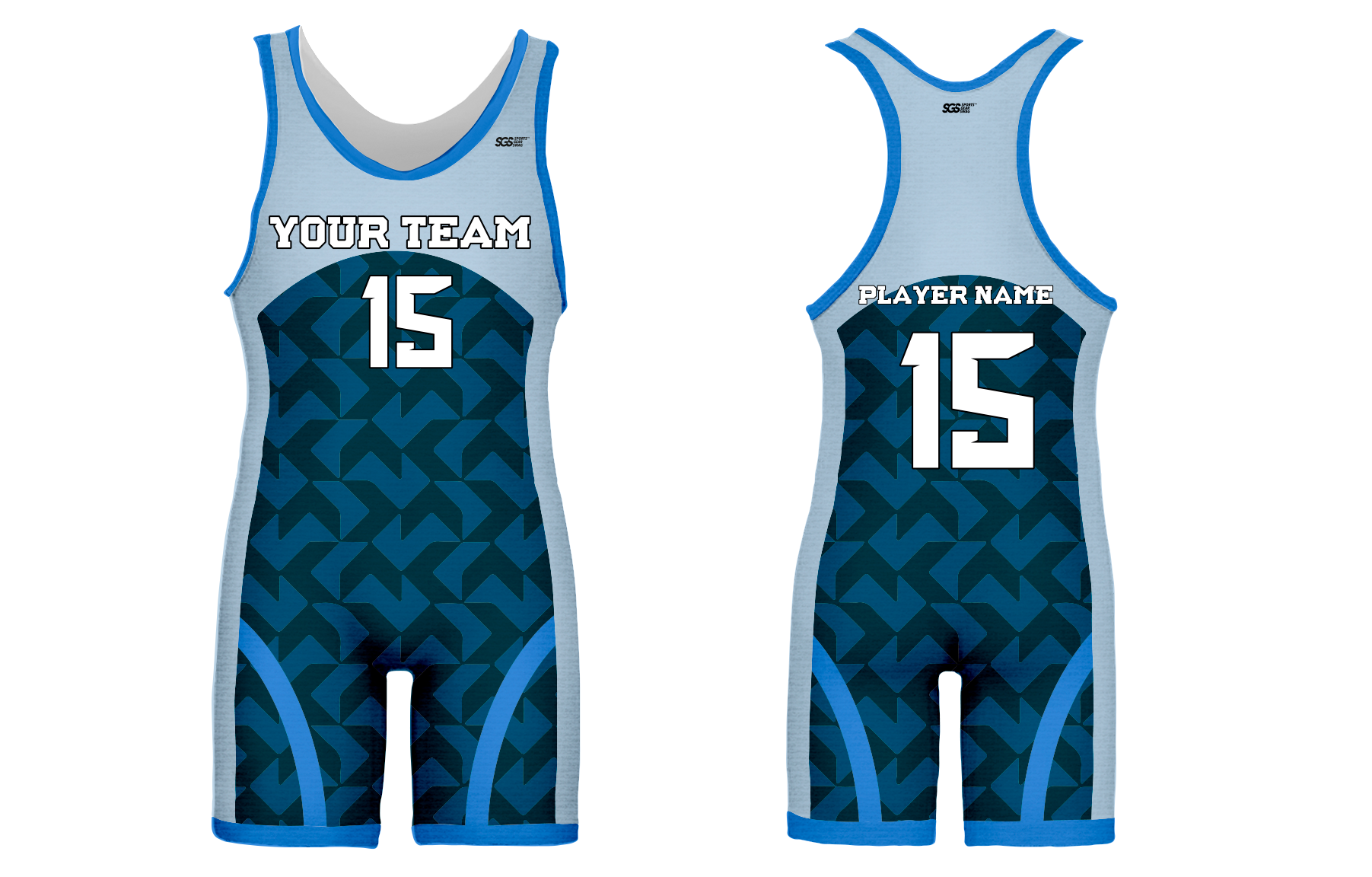 Custom arrow vibe pattern adult youth unisex powerlifting singlets - Powerlifting-singlets