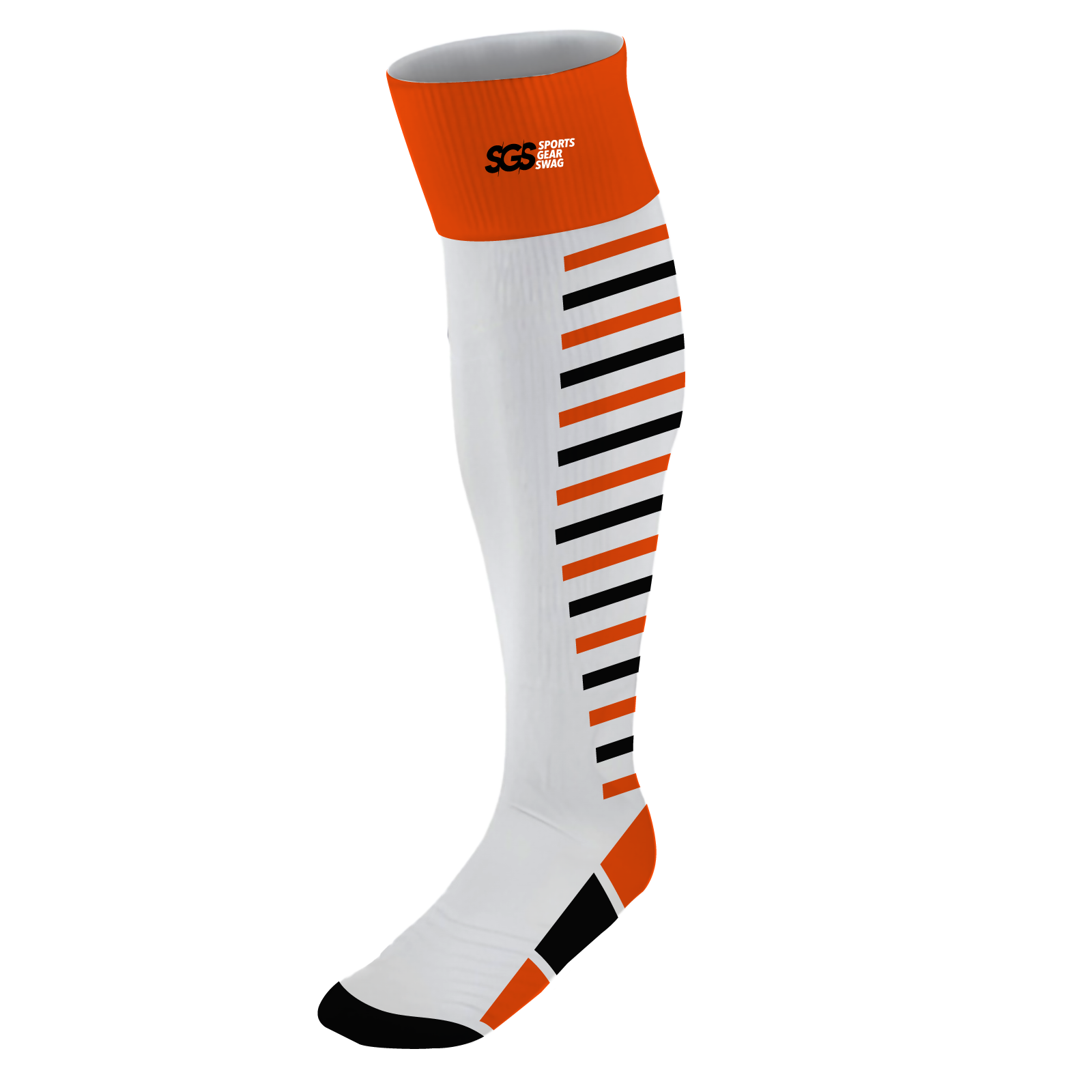 Custom soccer socks adult youth unisex blaze strip - Socks