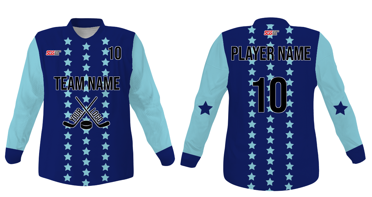 Custom multi stars youth unisex hockey jersey - Jersey