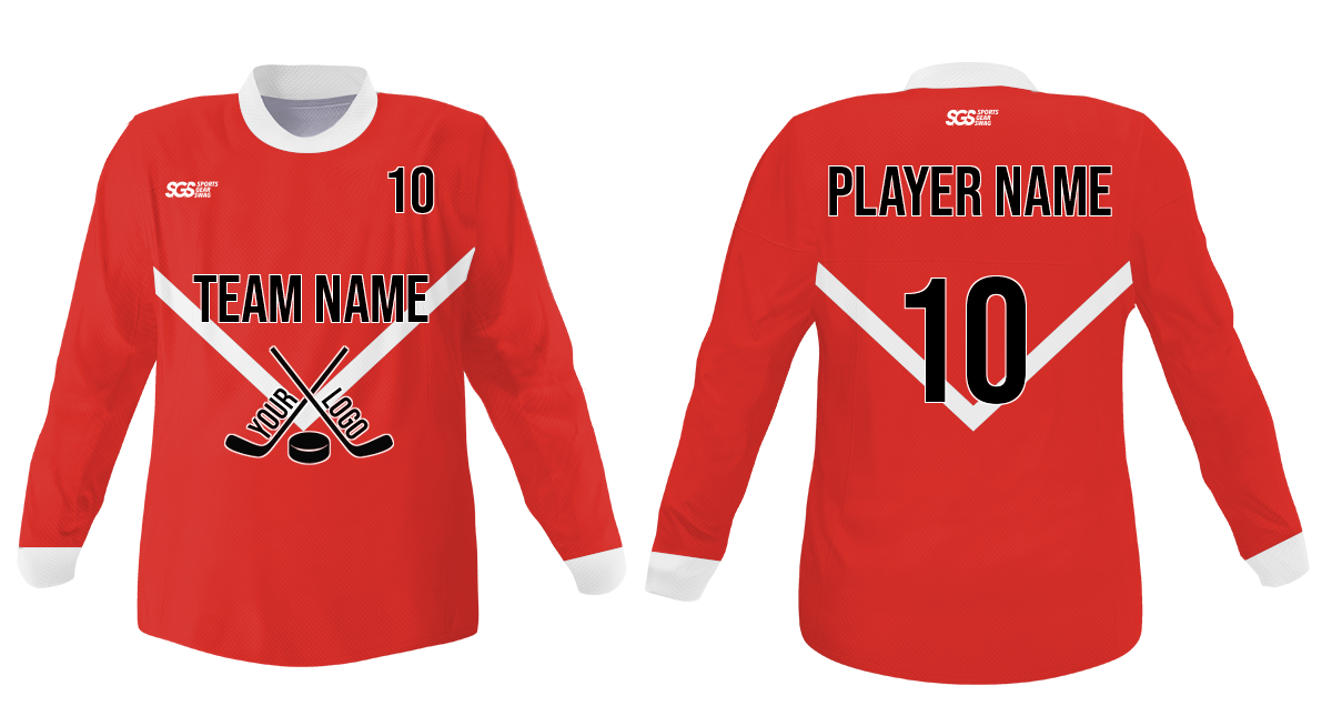 Custom elegant solid adult youth unisex hockey jersey - Jersey