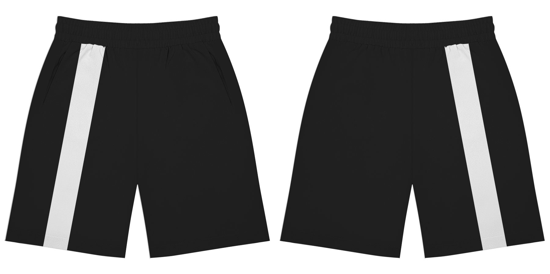Custom mega stripe adult youth unisex shorts - Short
