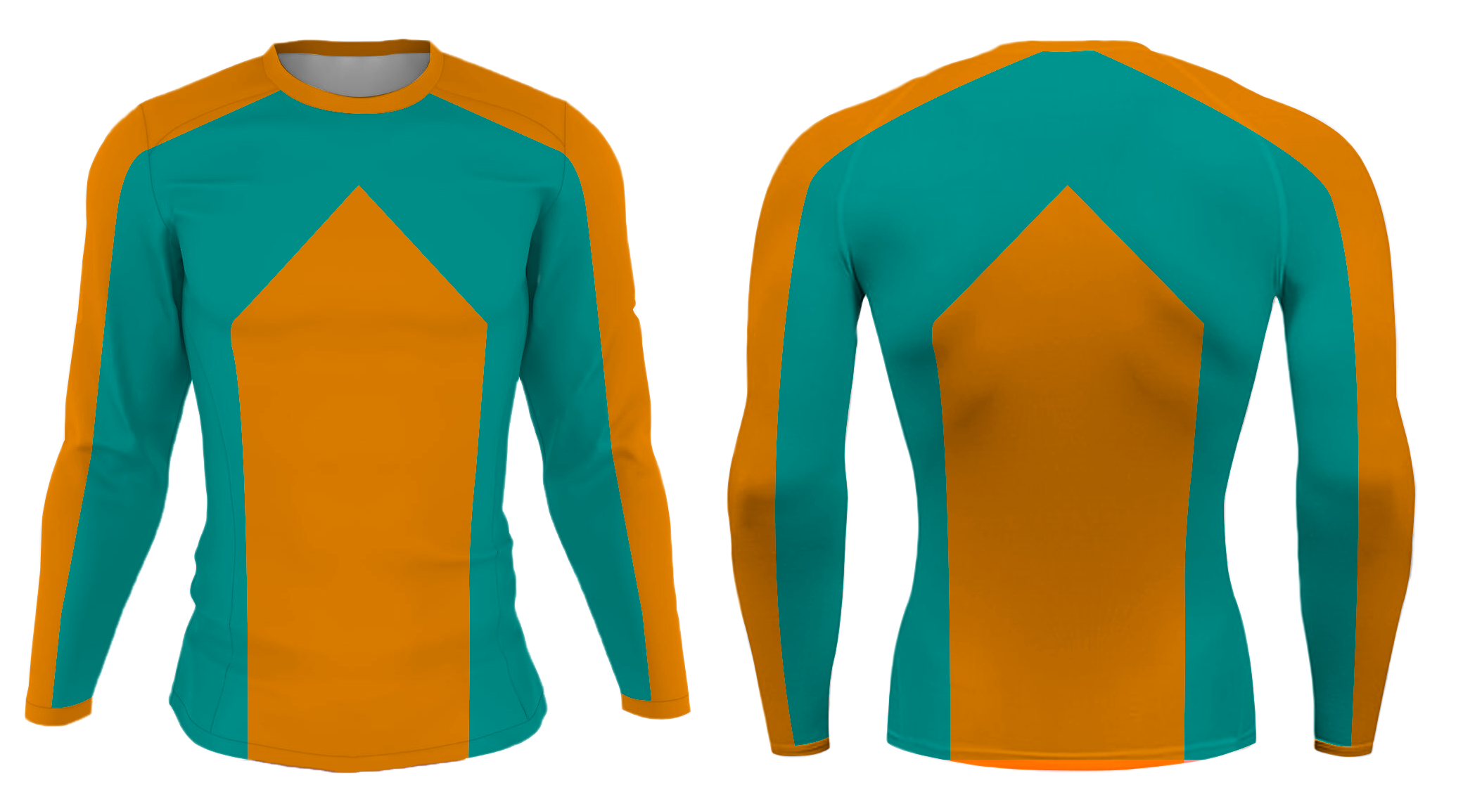 Custom elegant solids adult youth unisex long sleeve compression shirts - Compression-shirts
