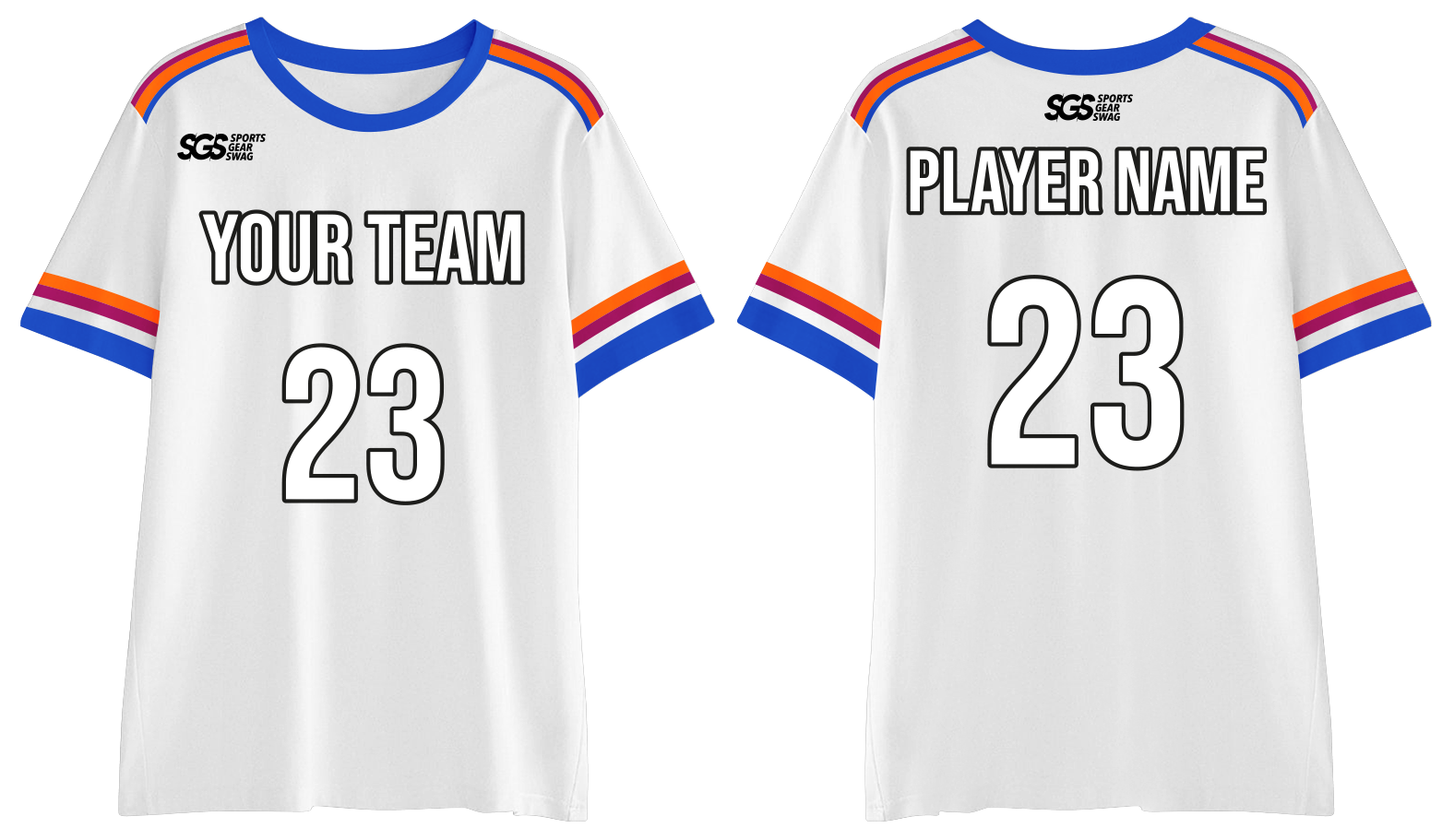 Custom solid rainbow adult youth unisex shirts - Rugby-jerseys