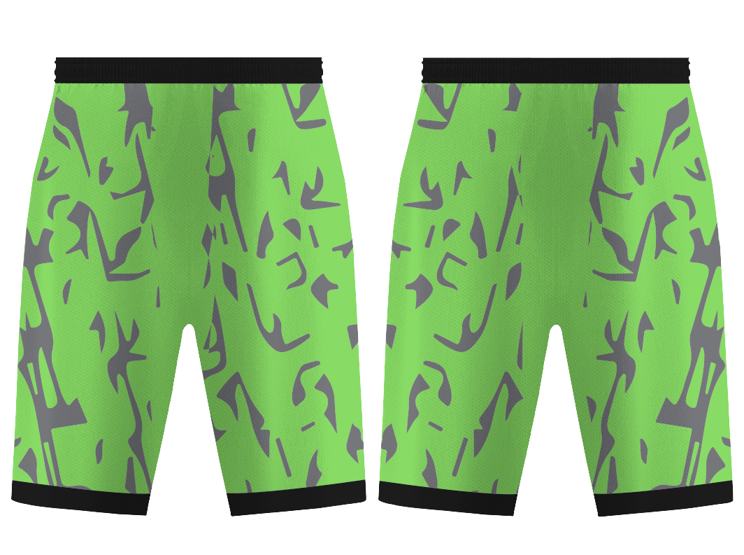 Custom splatter abstract adult youth unisex basketball shorts - reversible uniform - Short