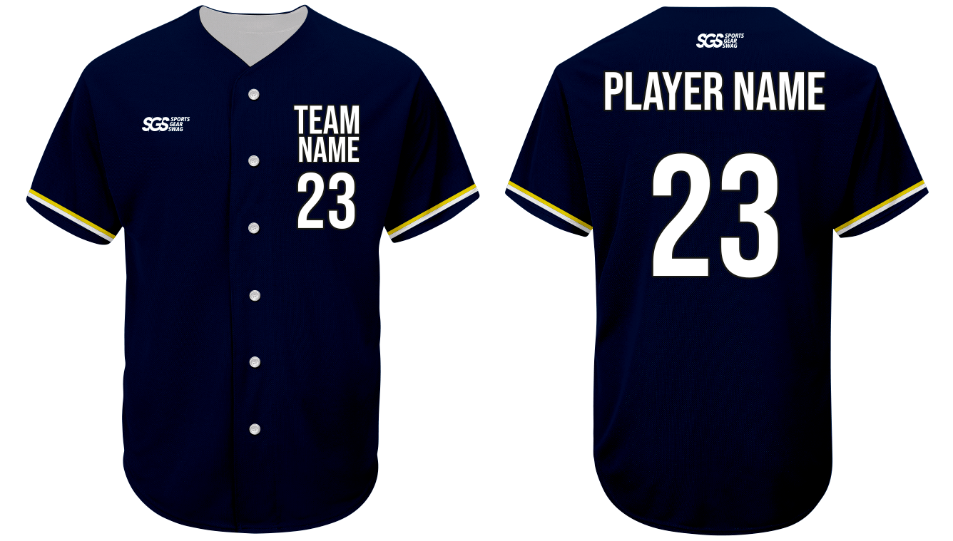 Custom dusky  adult youth unisex full buttons softball jersey - Jersey