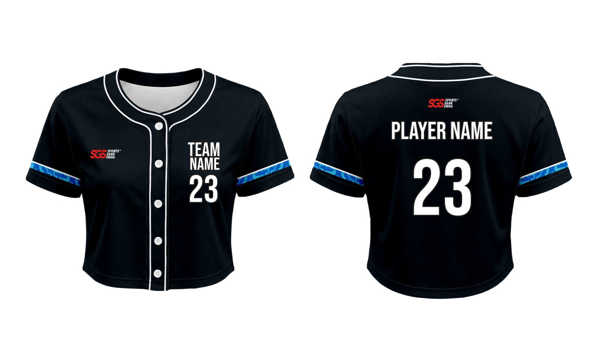 Custom vintage cropped adult youth unisex baseball jersey - Cropped-baseball-jerseys