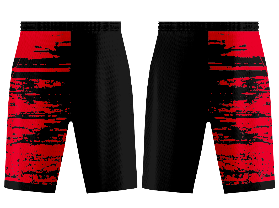 Custom x abstract adult youth unisex basketball shorts - reversible uniform - Short