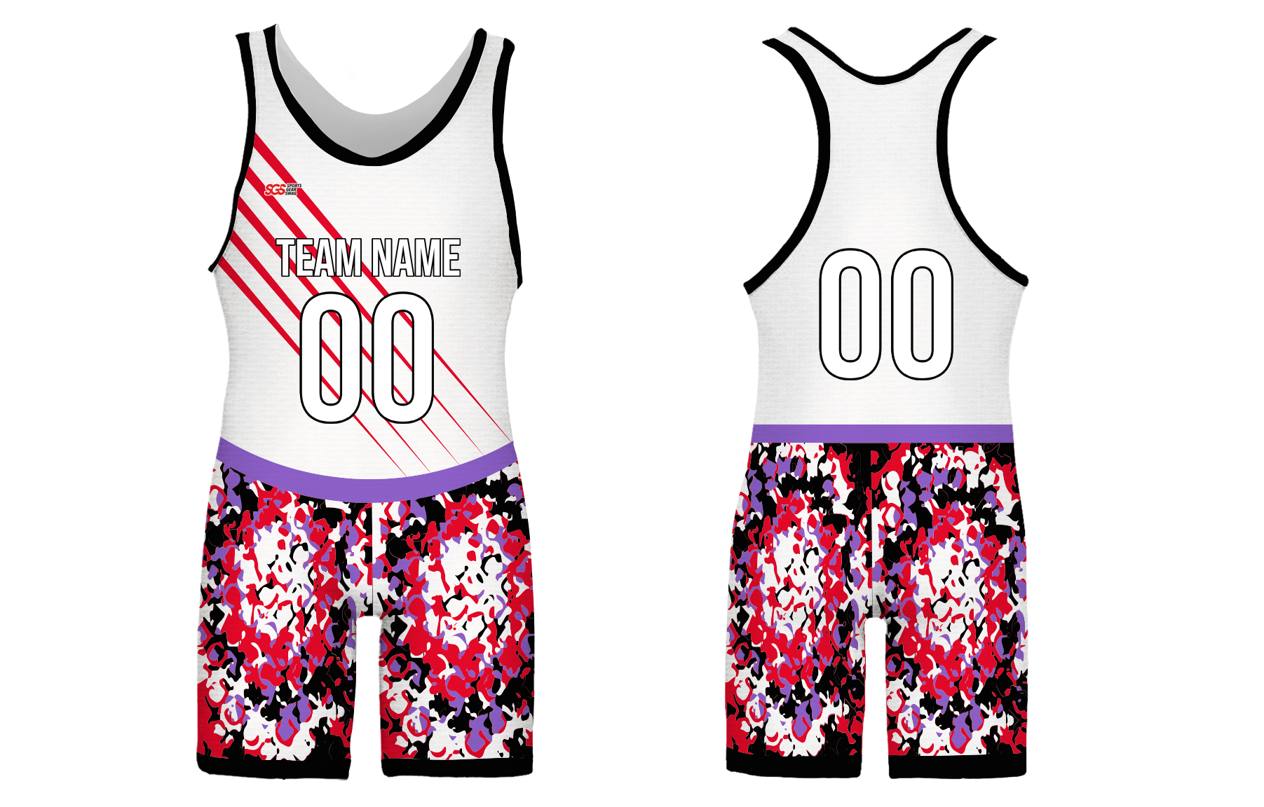 Custom abstract spectrum adult youth unisex powerlifting singlet - Powerlifting-singlets