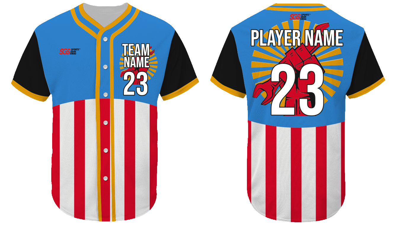 Custom handy tools adult youth unisex softball labor day jersey - Jersey