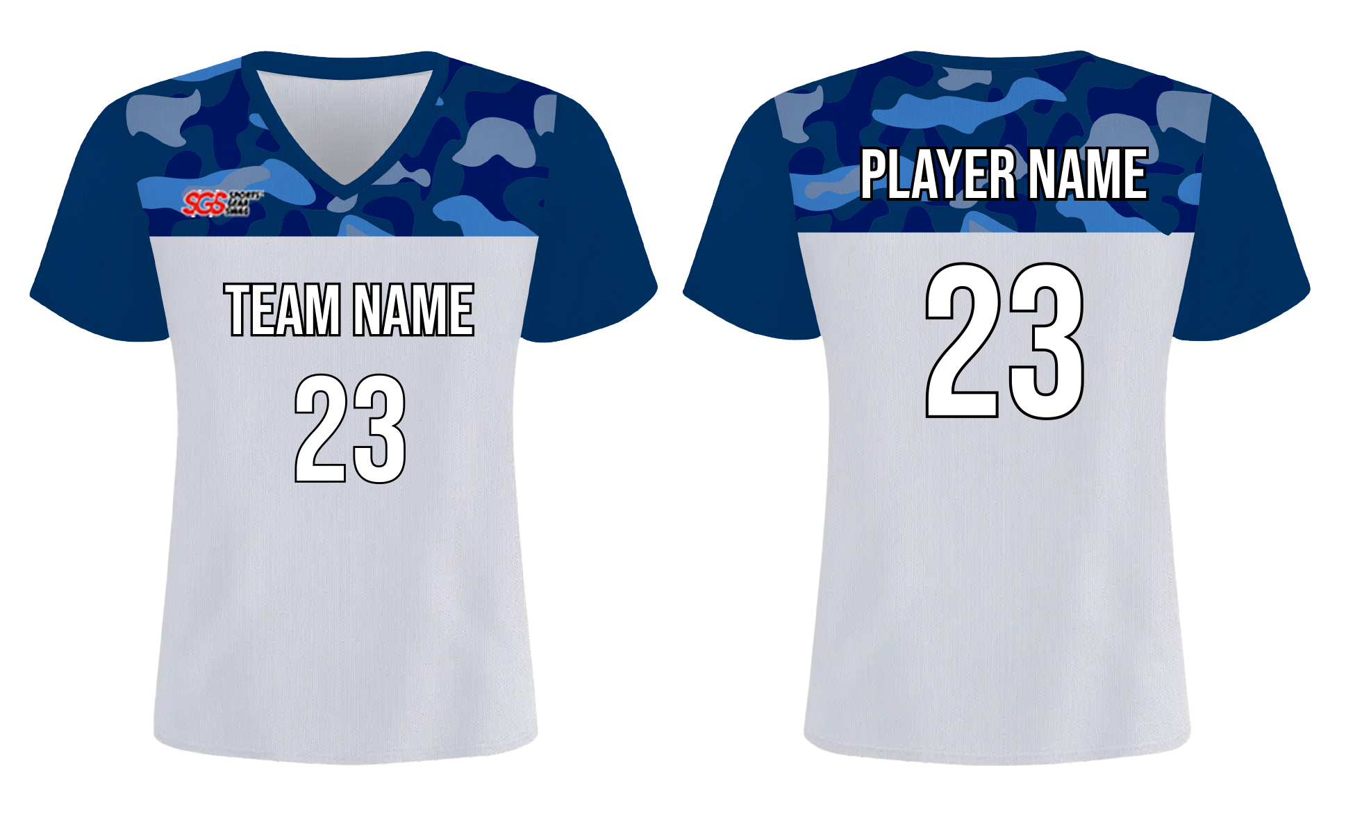 Custom simple camo adult youth soccer jersey - Jersey