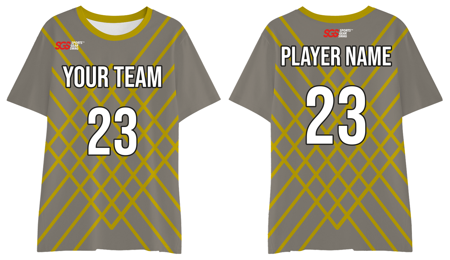 Custom moisture wicking crossed adult youth unisex shirt - Jersey