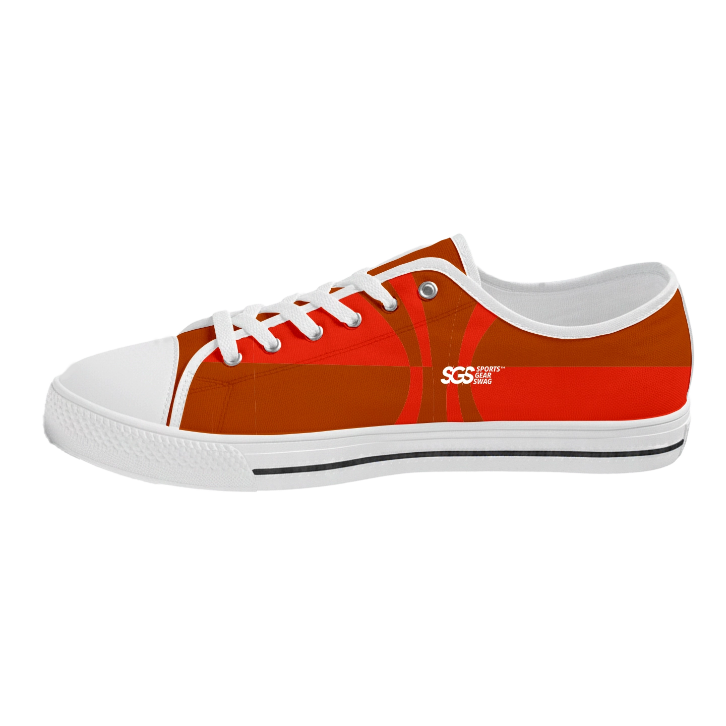 Custom low top canvas shoes white street - Low-top-shoes