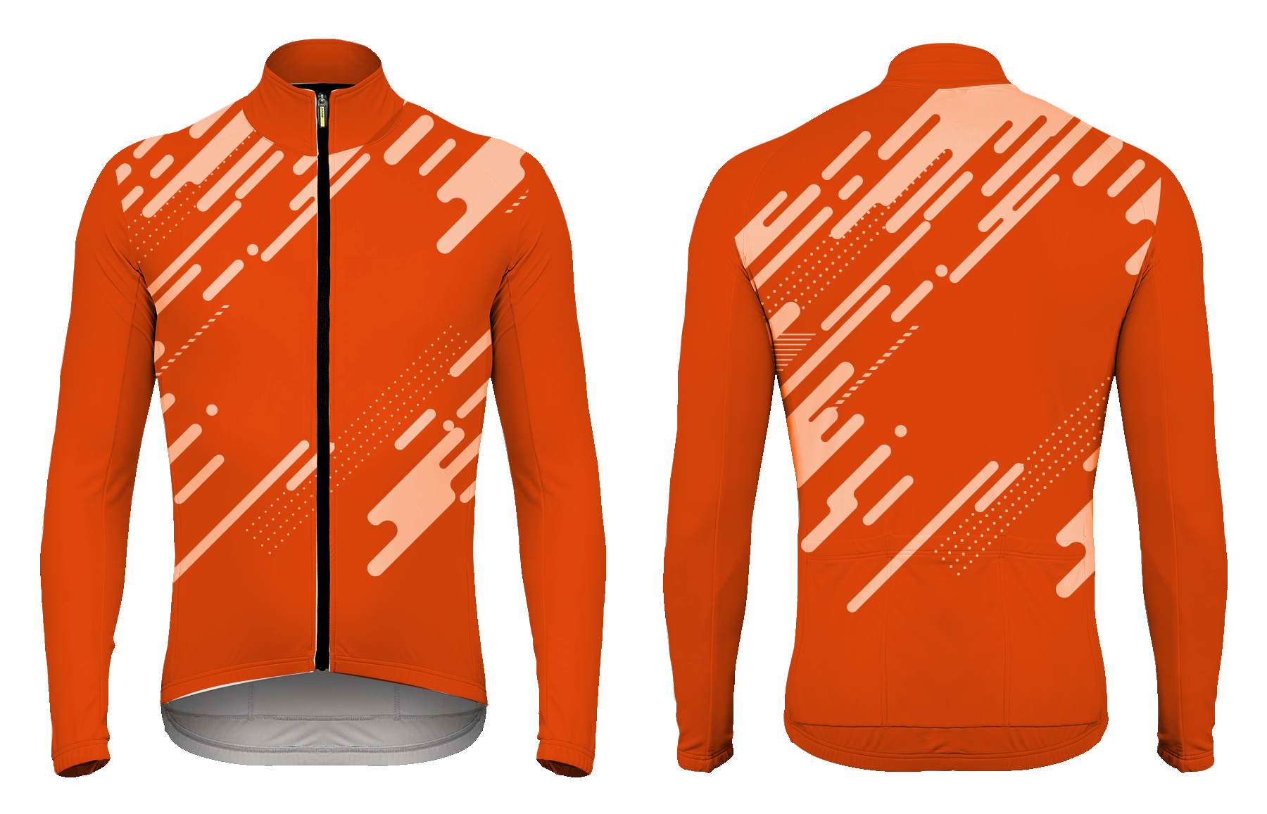 Custom first class design adult youth unisex cycling long sleeve - Jersey