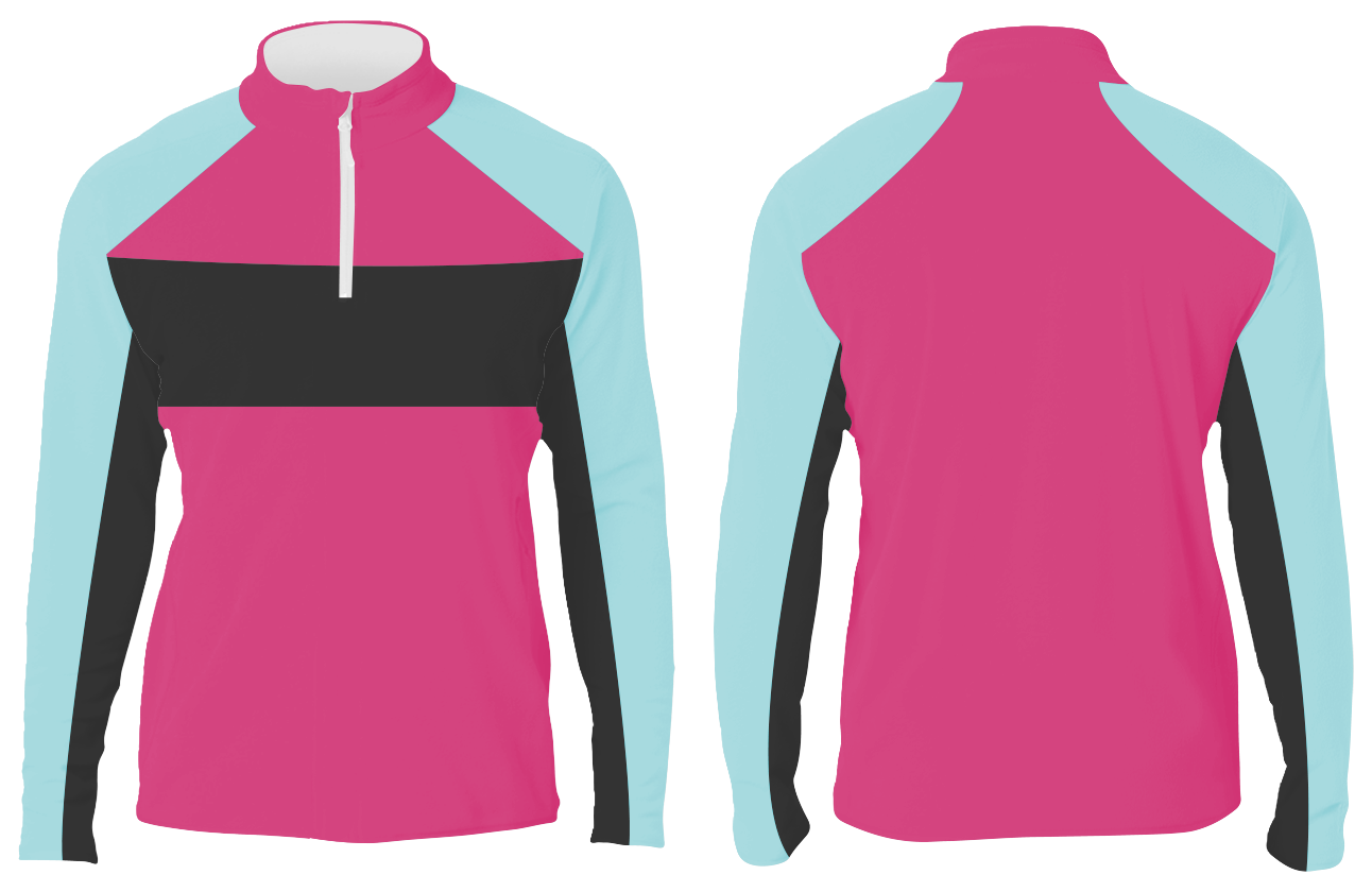 Custom lifestyle stripe quarter-zip adult youth unisex jacket - Jacket