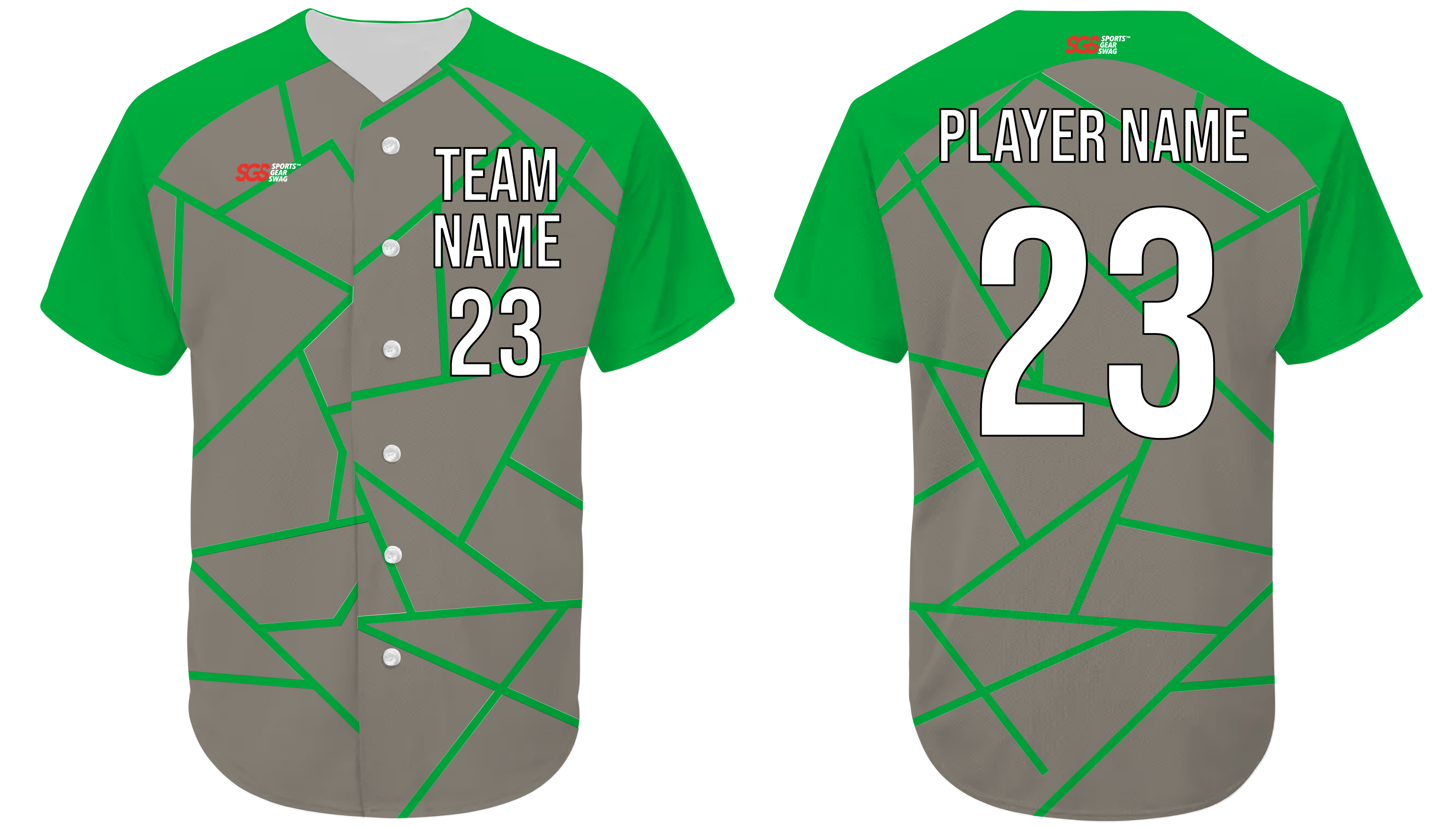 Custom side dash shapes adult youth unisex softball jersey - Jersey