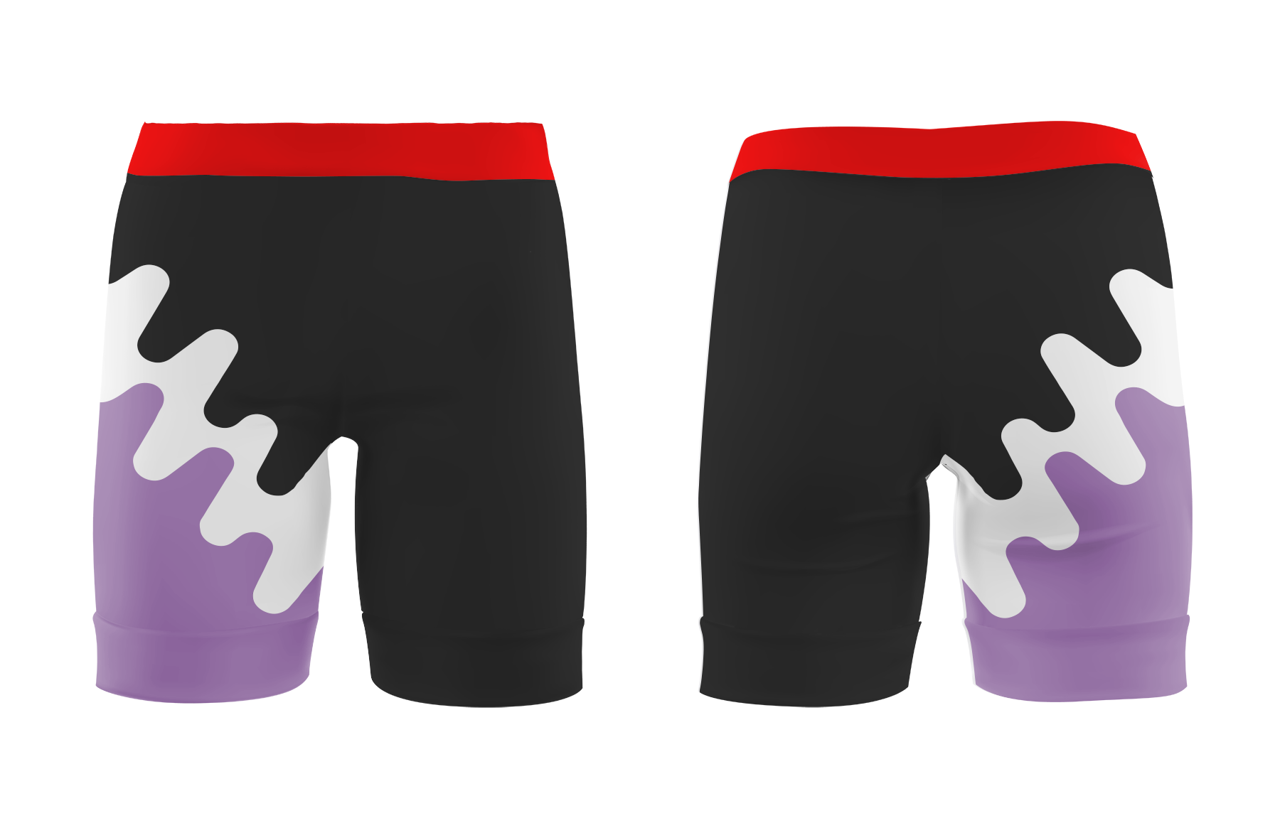 Custom Zig Zag Stripes Adult Youth Unisex  Volleyball Shorts - SHORT