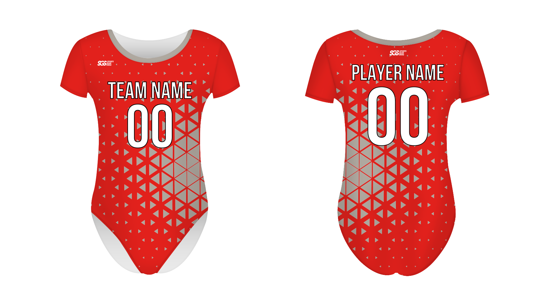 Custom women short sleeve one piece dance uniform triad motion - Dance-jerseys