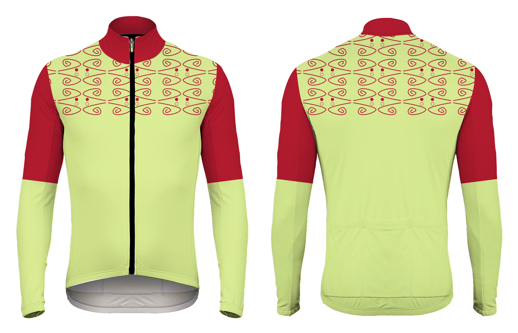 Custom fantastic adult youth unisex cycling long sleeve - Jersey