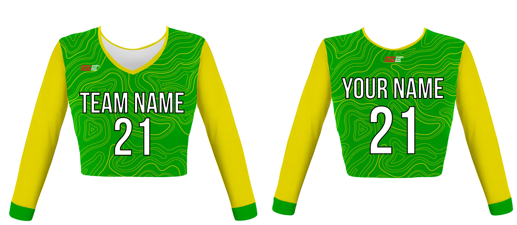 Custom  remarkable  adult youth unisex cheerleading long sleeve jersey - Jersey