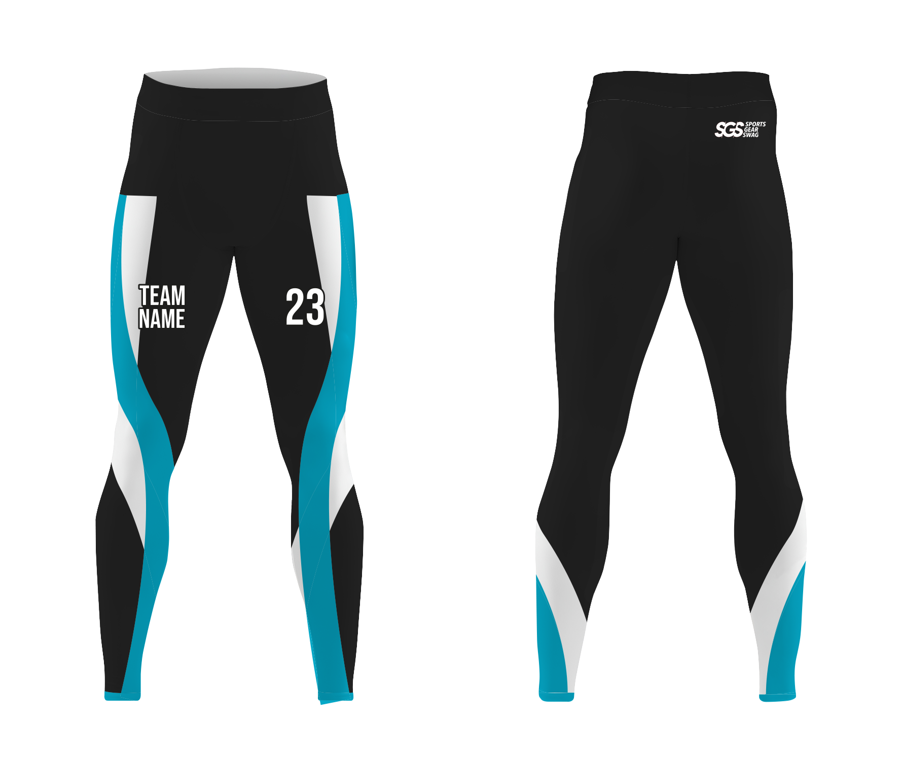 Custom first class adult youth unisex full calf compression tights - Compression-tights