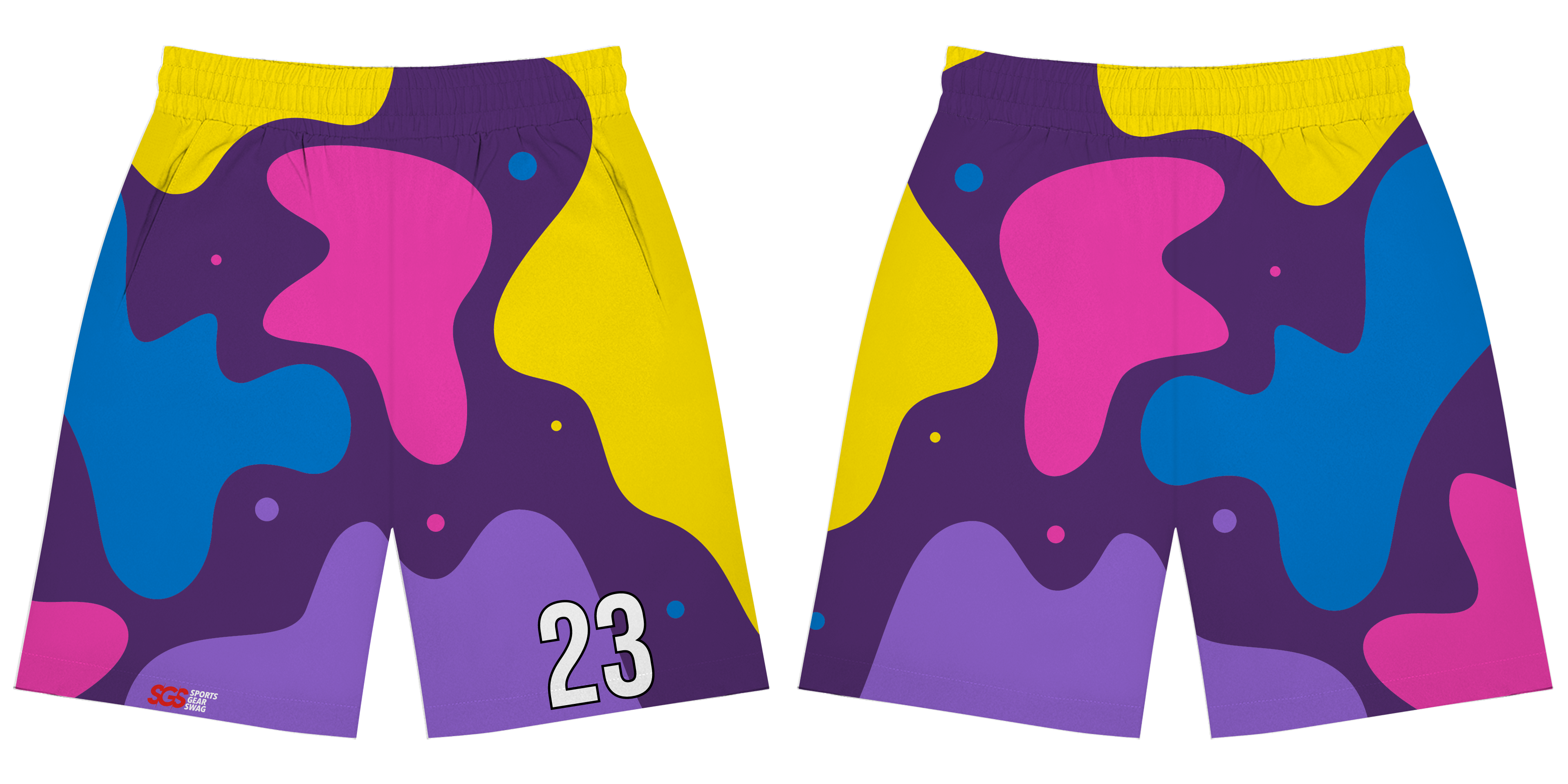 Custom climbing shorts adult youth unisex fashionable brights - Short