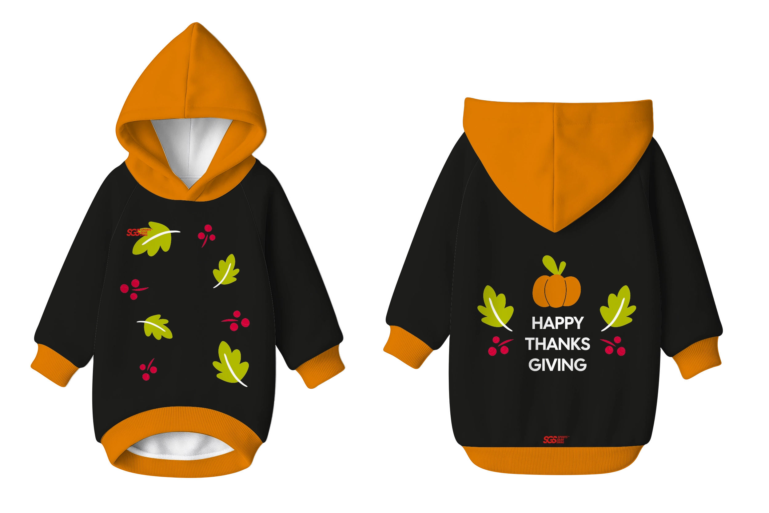 Custom pet holiday hoodie maple madness - Pets-hoodie
