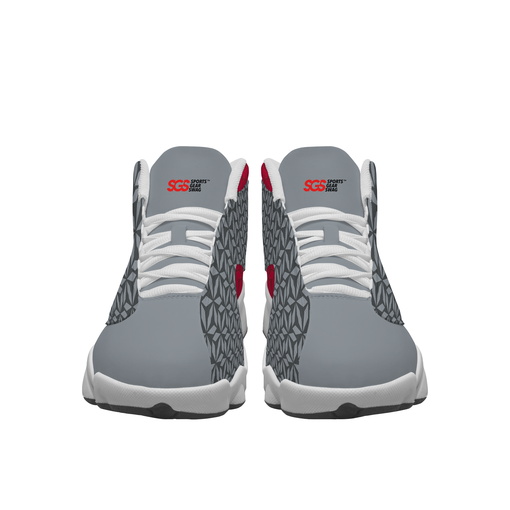 Custom basketball shoes white power dribble - Basketball-shoes