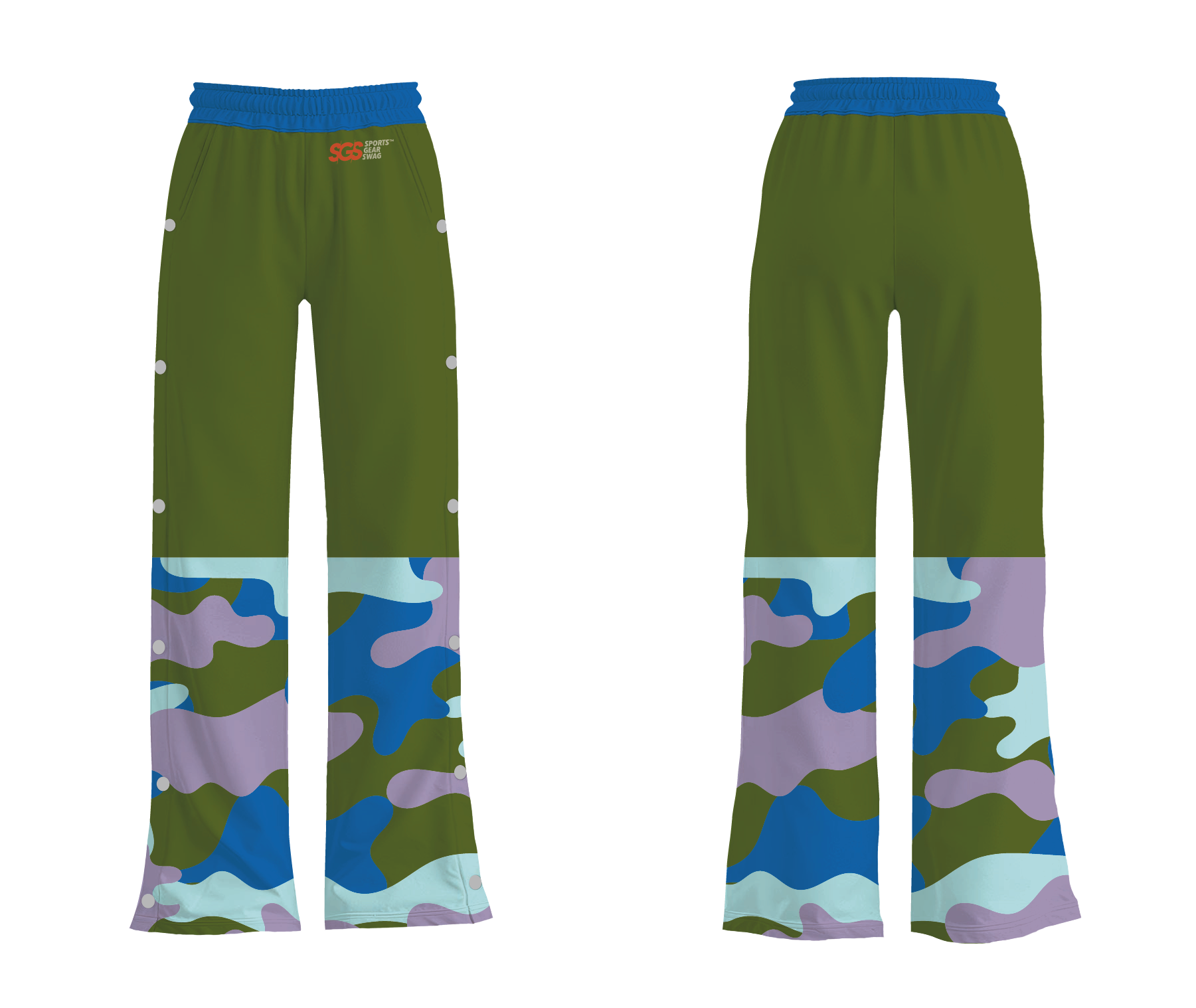 Custom breakaway wide leg pants adult youth unisex tundra - Wide-leg-pants